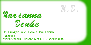 marianna denke business card
